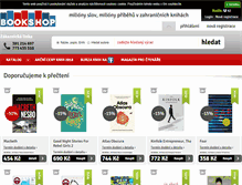 Tablet Screenshot of bookshop.cz